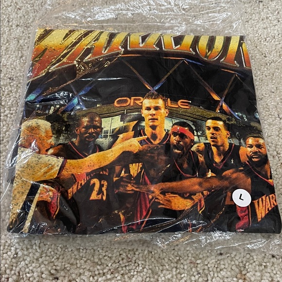 RARE VINTAGE “WE BELIEVE” 06-07 NWT ARARE GOLDEN STATE WARRIORS OVERSIZED TEE - Picture 6 of 7